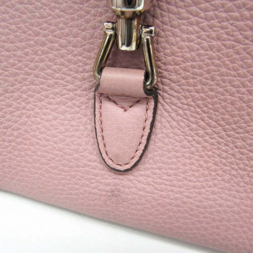 GUCCI Authentic Pink Leather Jackie Shoulder Bag - Picture 4 of 16